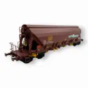 Wagon trémie Tanpps marron "Trans Engrais" - Albert Modell 065330 - HO 1/87 - F-FW - Ep VI - 2R