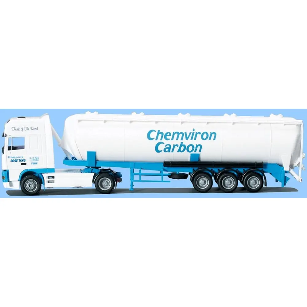 Semi-remorque DAF 95 XF SSC Aerop silo / Chemviron - AWM 54531 - HO 1/87 