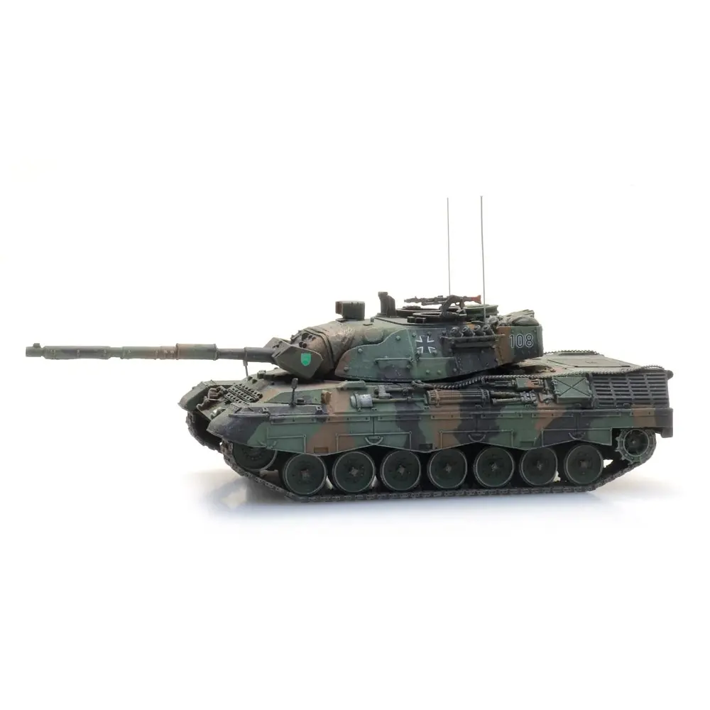 Char Leopard 1A5 Bundeswehr avec camouflage - Artitec 6870604 - HO 1/87