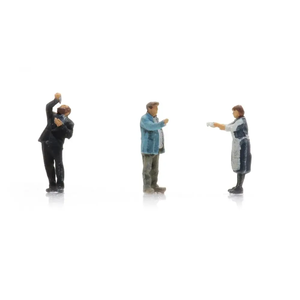 3 figurines de poissonnerie de harengs - Artitec 5160019 - N 1/160