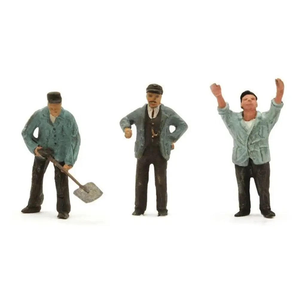 Personnel de la locomotive à vapeur « Willem Ryersma » - Artitec 387.177 - HO 1/87