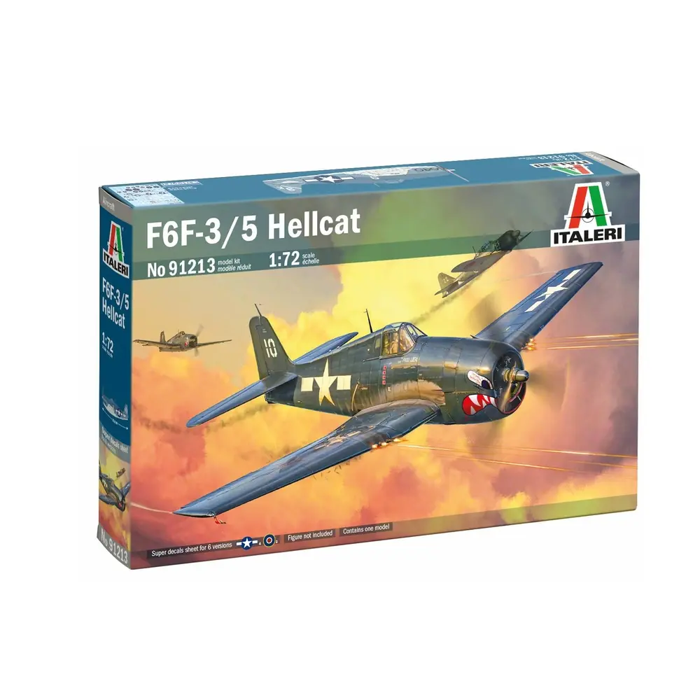 Avion de chasse F6F-3/5 Hellcat - Italeri 91213 - 1/72 