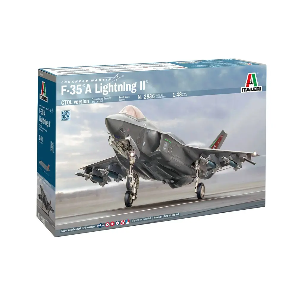 Avion de chasse F-35A Lightning II Beast Mode - Italeri 2836 - 1/48