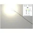10 lumières LED blanc chaud précâblée - Mafen 040201 - Échelle universelle