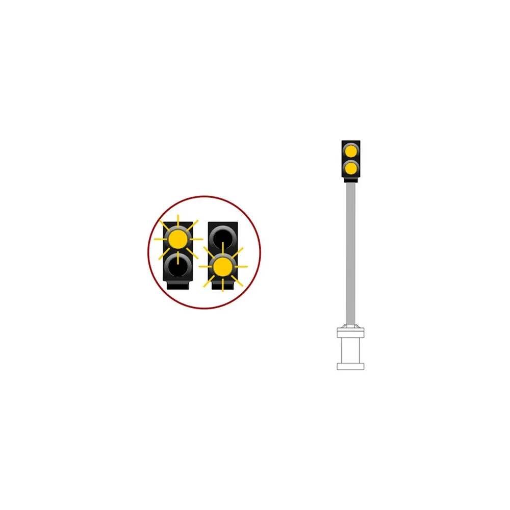 Feu de circulation avec double jaune - Mafen 383008 - N 1/160