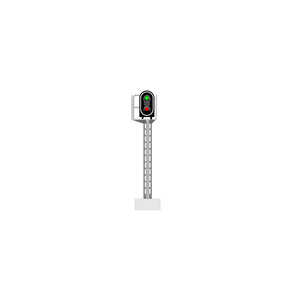 Signal principal avec 2 LEDs (vert/rouge) - 87Train 913201 - HO 1/87 - SNCF