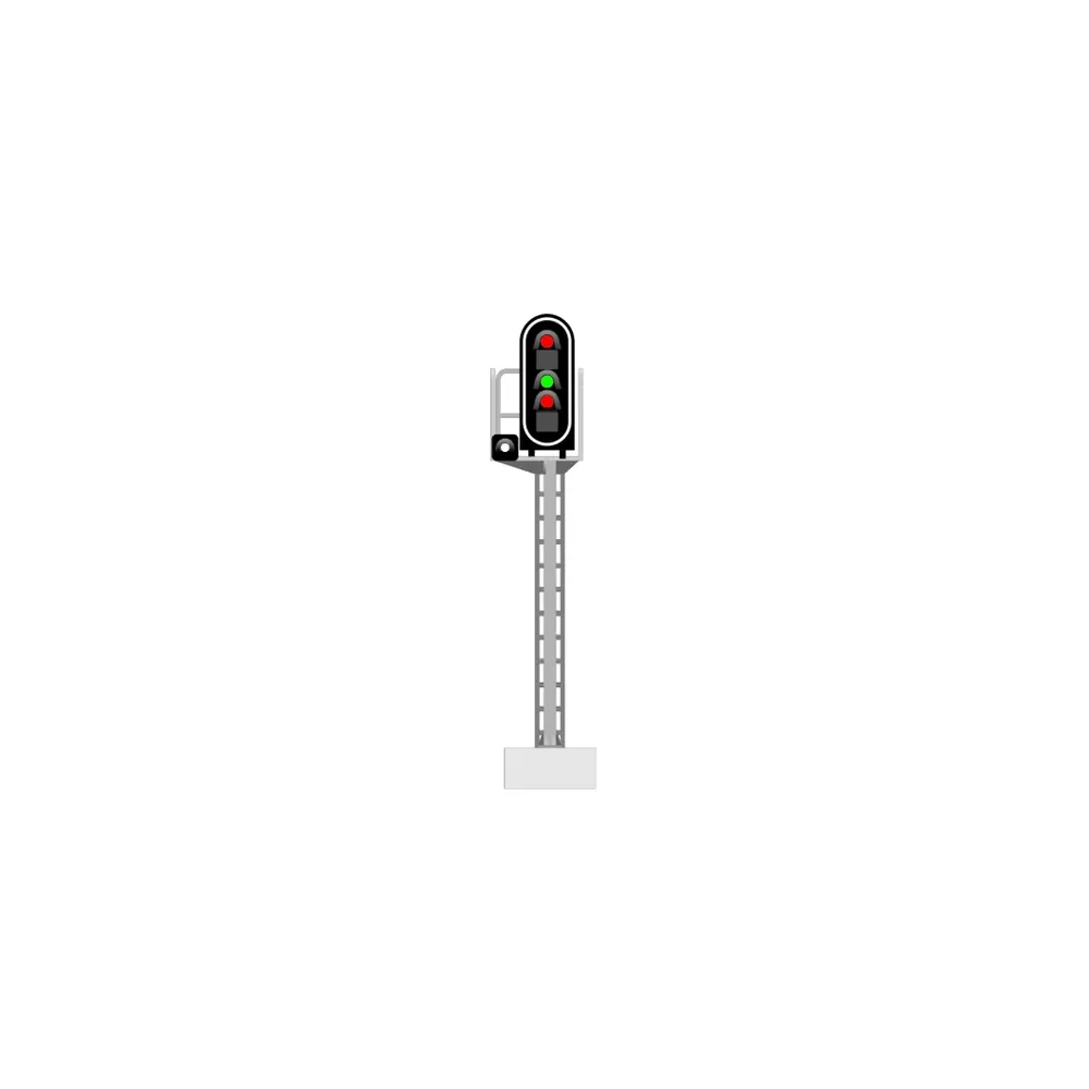 Signal principal avec 4 LEDs (rouge/vert/rouge/blanc) - 87Train 913204 - HO 1/87 - SNCF 