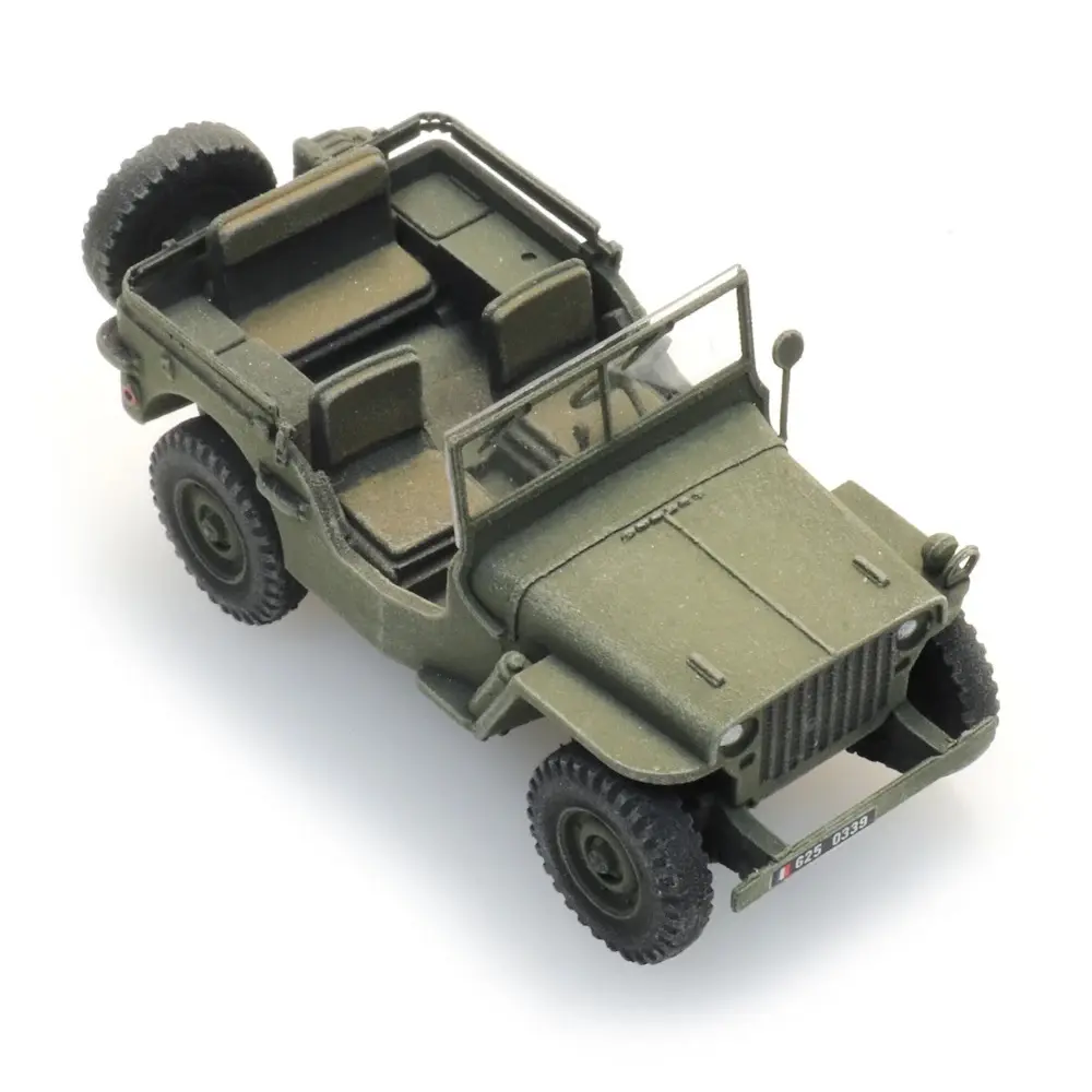 Jeep verte FR M201 - Artitec 6870581 - HO 1/87