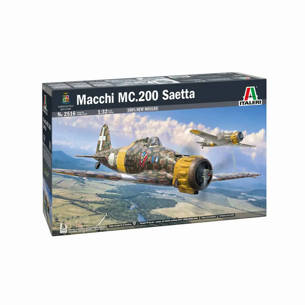 Avion de chasse Macchi MC.200 - Italeri 2516 - 1/32