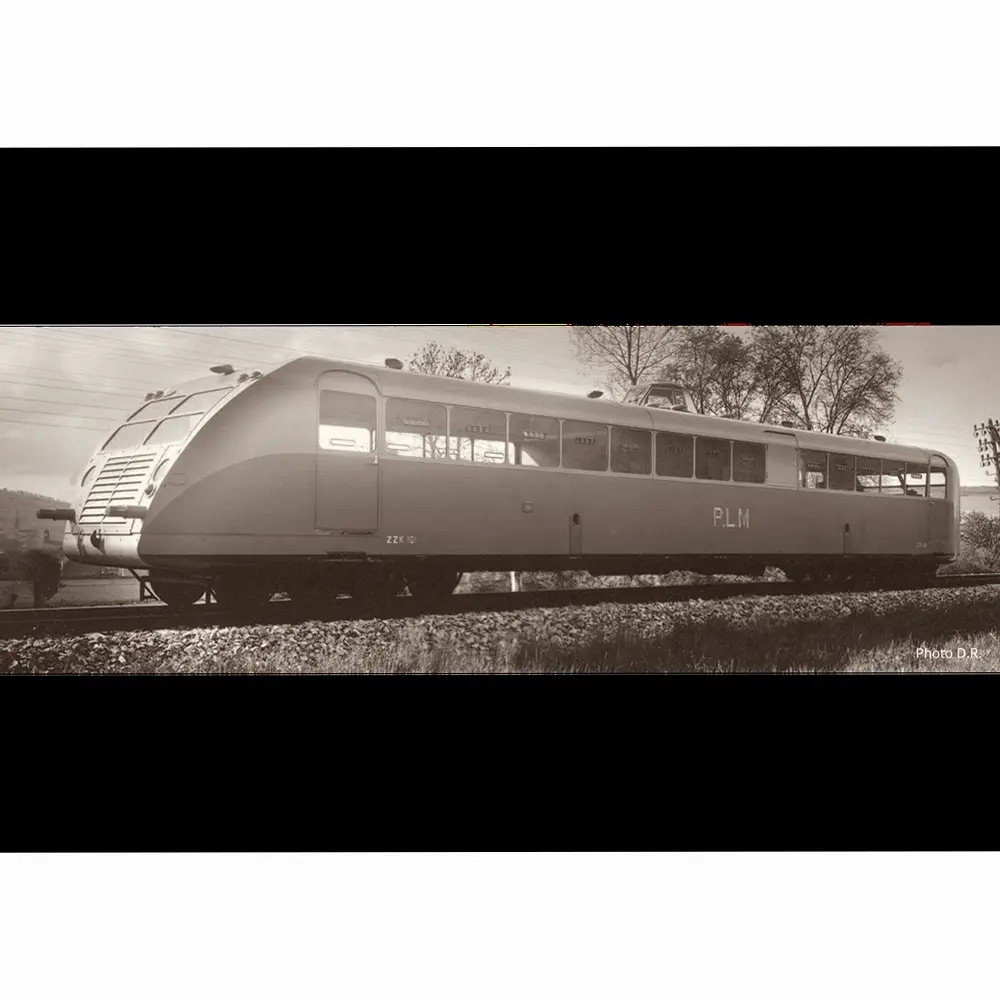 Autorail Bugatti WLG 400cv ZZK 101 version courte, bleu/crème, dépôt de Paris-Bercy - Fulgurex 2288/2 - HO 1/87 - PLM - Ep II - Digital sound - 2R