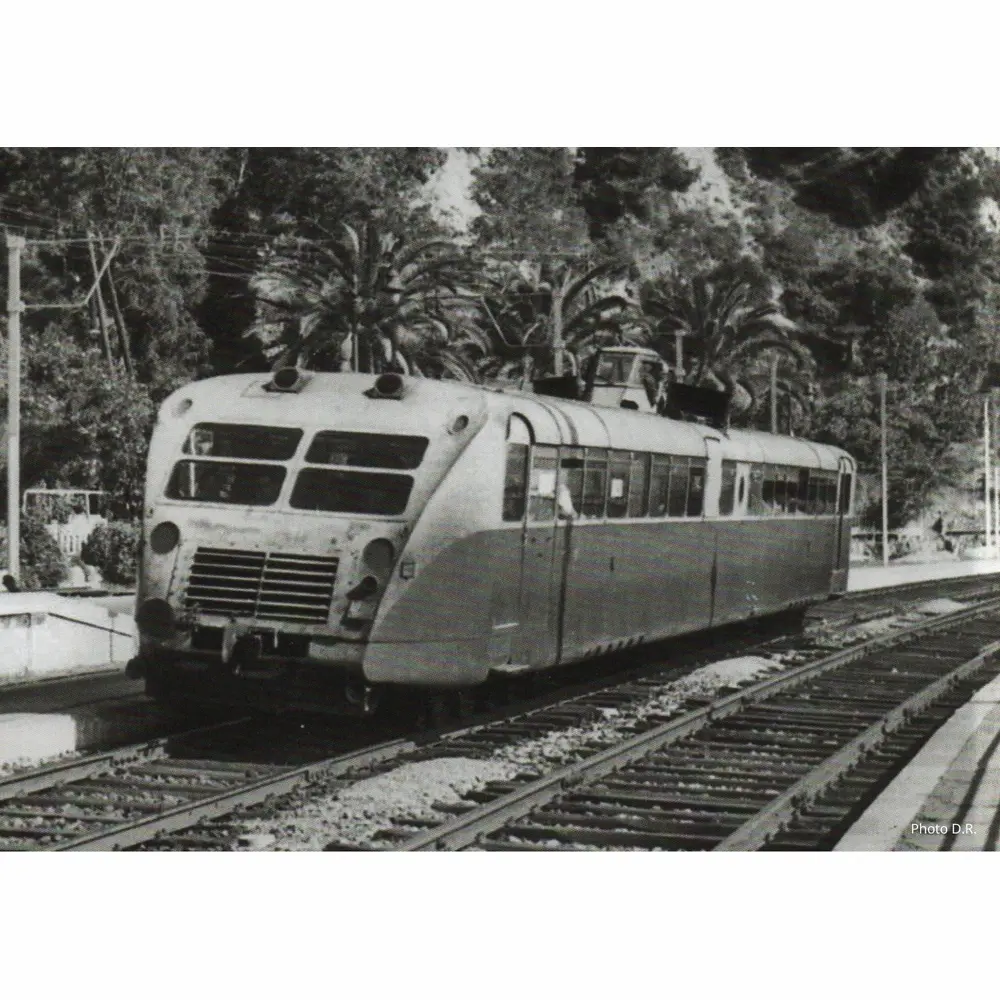 Autorail Bugatti WLG 400cv XB 4206 version surallongée, rouge/crême, dépôt de Strasbourg - Fulgurex 2290/4 - HO 1/87 - SNCF - Ep III - Digital sound - 2R