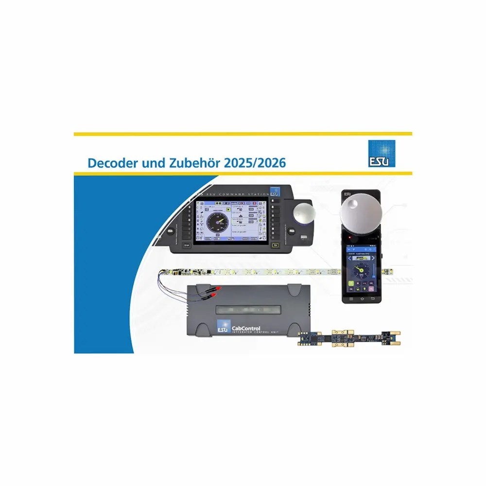 Catalogue Esu des décodeurs et accessoires 2025/2026 - Esu 52984