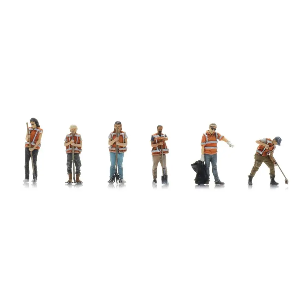 Entretien du parc en action (6x) - Artitec 5870090 - HO 1/87