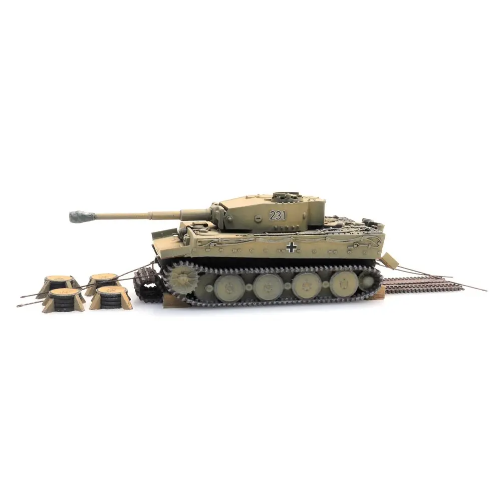 Tigre I gelb Eisenbahntransport - Artitec 6870402 - HO 1/87