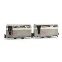 Wagons de voyageurs du chemin de fer minier - Artitec 387.373 - HO 1/87