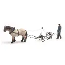Cheval et charrue - Artitec 387.392 - HO 1/87