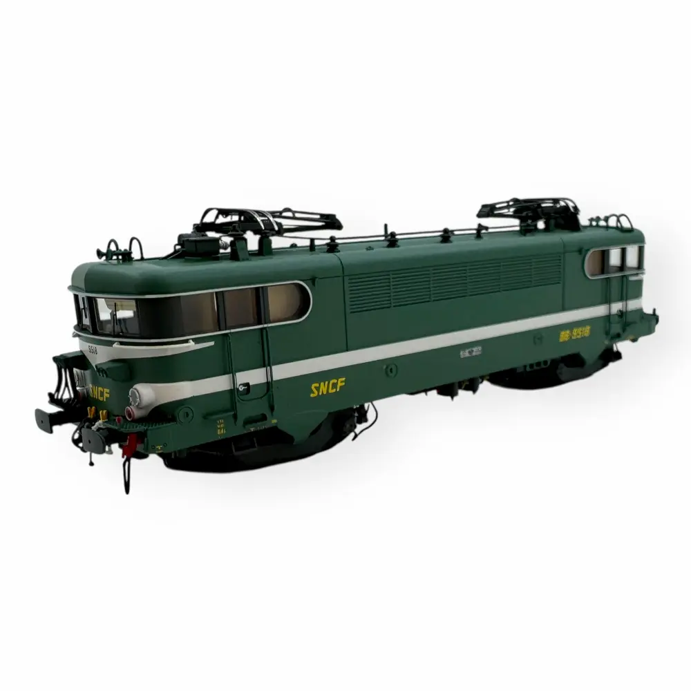 Locomotive électrique BB 9518, livrée "Béziers" logo Beffara jaune - LS Models 10227 - HO 1/87 - SNCF - Ep IV - Analogique - 2R