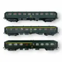 Set de 3 voitures rapides Nord - LS Models 40192 - HO 1/87 - SNCF - Ep IV - 2R