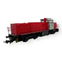 Locomotive diesel Vossloh G 1206 rouge - Piko 95185 - HO 1/87 - VFL - Ep VI - Digital - 2R