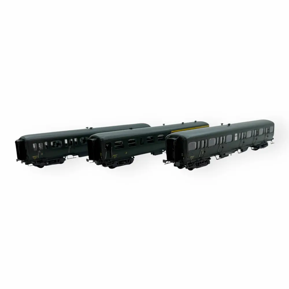 Set de 3 voitures Express Nord - LS Models 40328 - HO 1/87 - SNCF - Ep IIId - 2R