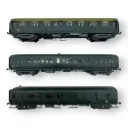 Set de 3 voitures Express Nord - LS Models 40326 - HO 1/87 - SNCF/ETAT - Ep IIId - 2R