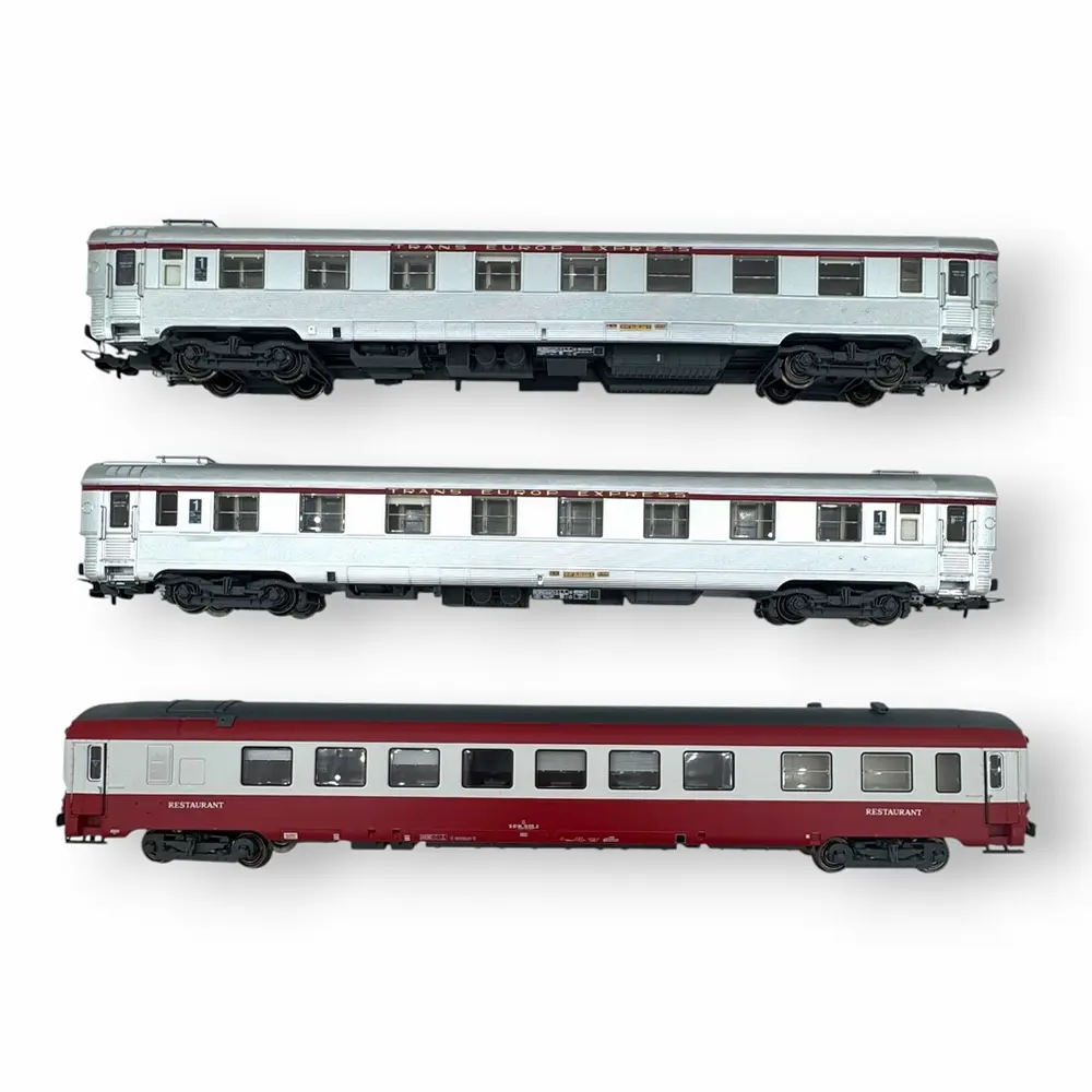 Set Mistral 56 TEE avec voit restaurant - LS Models 41109 - HO 1/87 - SNCF - 2R