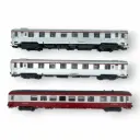 Set Mistral 56 TEE avec voit restaurant - LS Models 41109 - HO 1/87 - SNCF - 2R