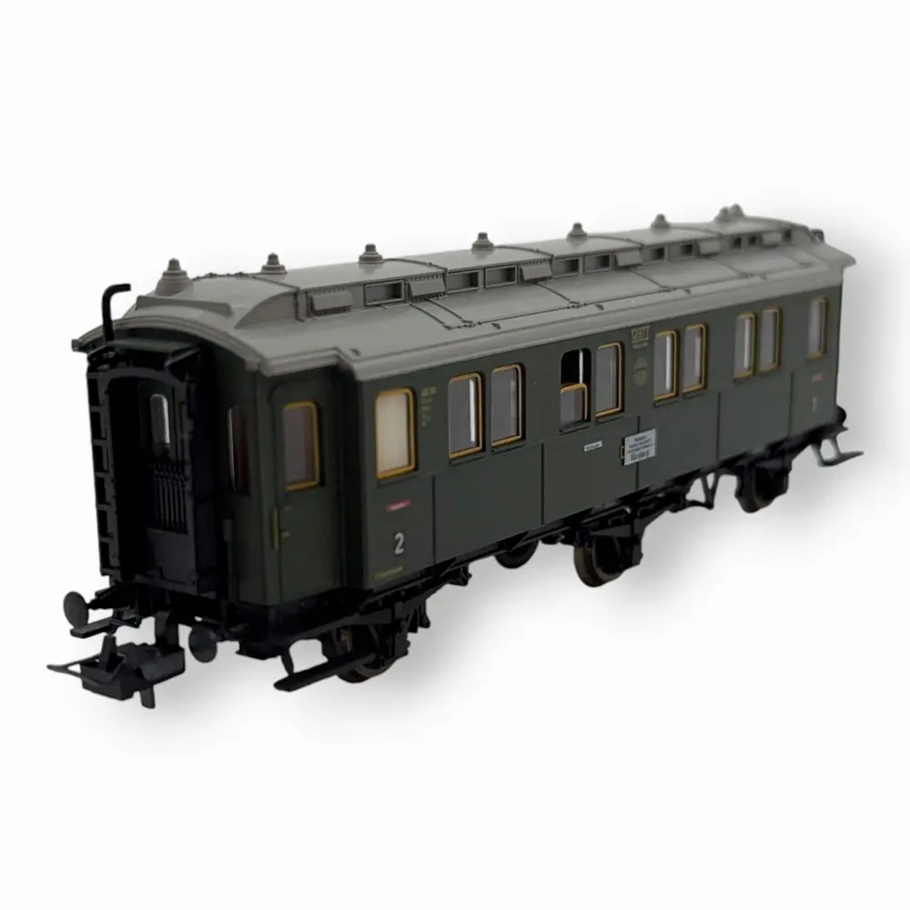 Voiture de voyageurs 1re/2e classe AB3ü - Trix 3732 - HO 1/87 - 2R