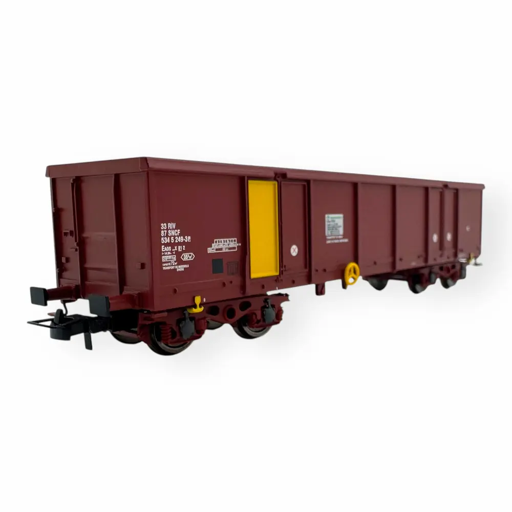 Wagon tombereau à bogies Eaos - Jouef HJ6087 - HO 1/87 - SNCF - Ep VI - 2R