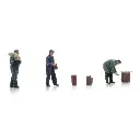 Maçons des années 1930 à 1990 - 3 travailleurs - ARTITEC 5160001 - N 1/160