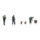 Maçons des années 1930 à 1990 - 3 personnages - ARTITEC 5220001 - Z 1/220