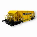 Wagon trémie Faccpp jaune - Albert Modell 360012 - HO 1/87 - CSD - Ep IV - 2R