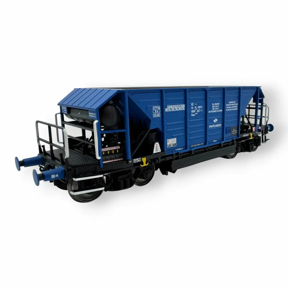 Wagon trémie Facc bleu - Albert Modell 689046 - HO 1/87 - PL-PKPC - Ep VI - 2R