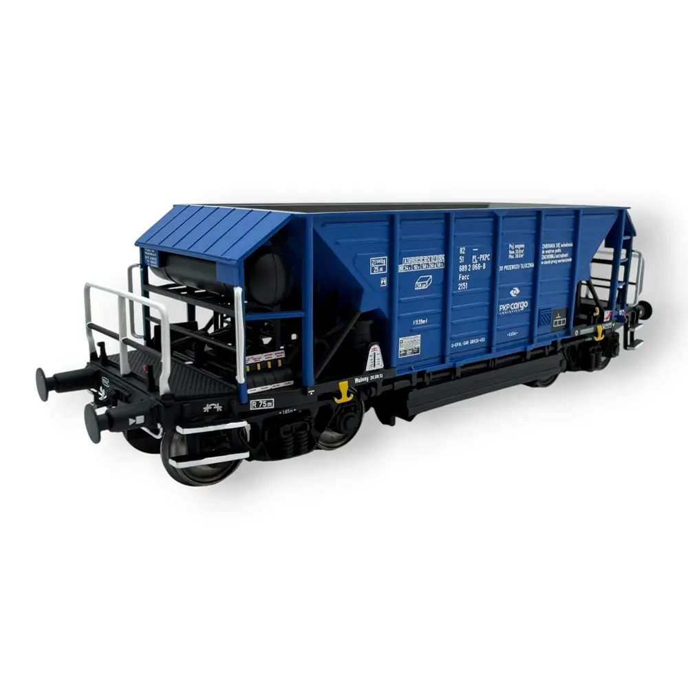 Wagon trémie Facc bleu - Albert Modell 689047 - HO 1/87 - PL-PKPC - Ep VI - 2R