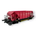 Wagon trémie Facc rouge - Albert Modell 689048 - HO 1/87 - PL-TOR - Ep VI - 2R