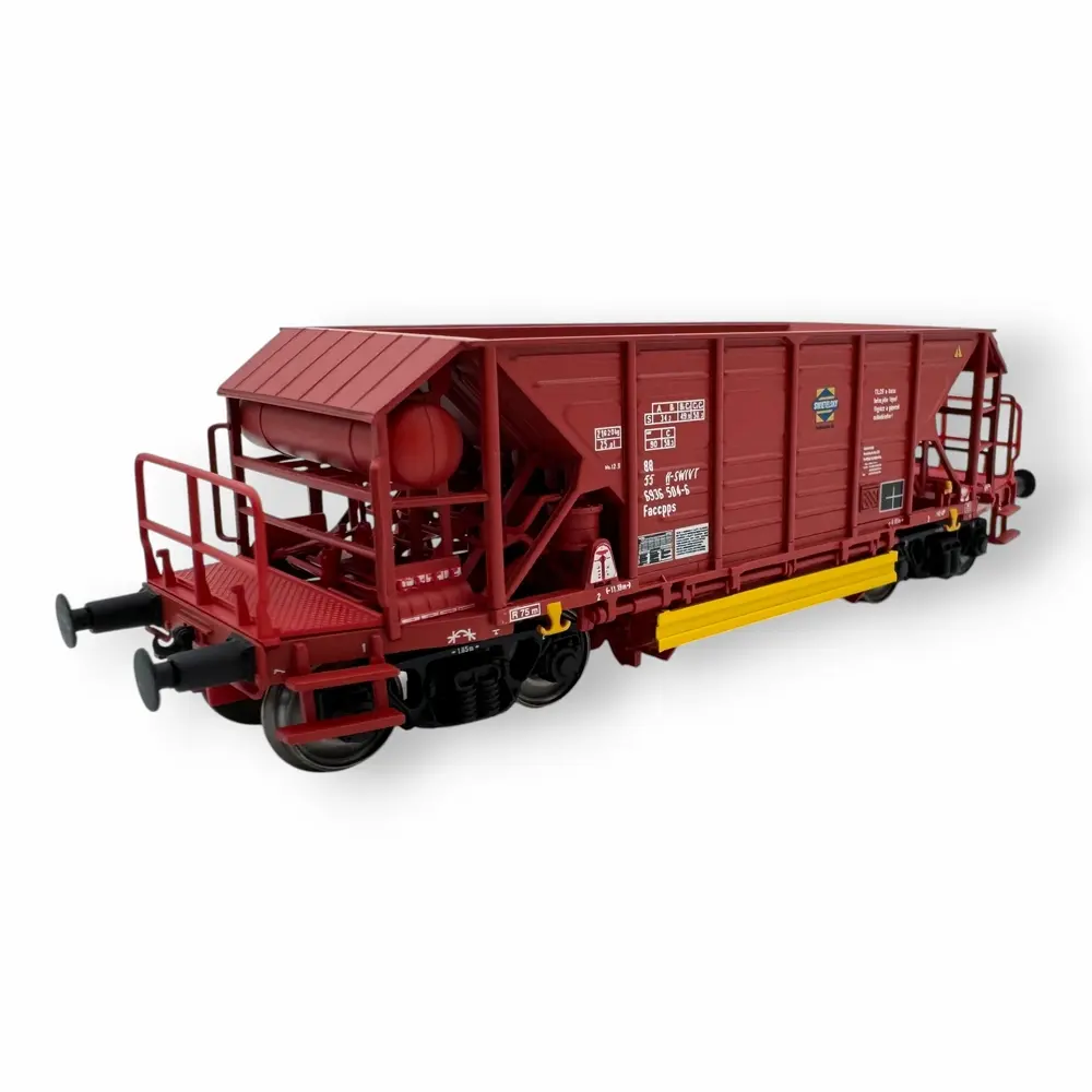 Wagon trémie Faccpps rouge - Albert Modell 693002 - HO 1/87 - H-SWIVT - Ep VI - 2R