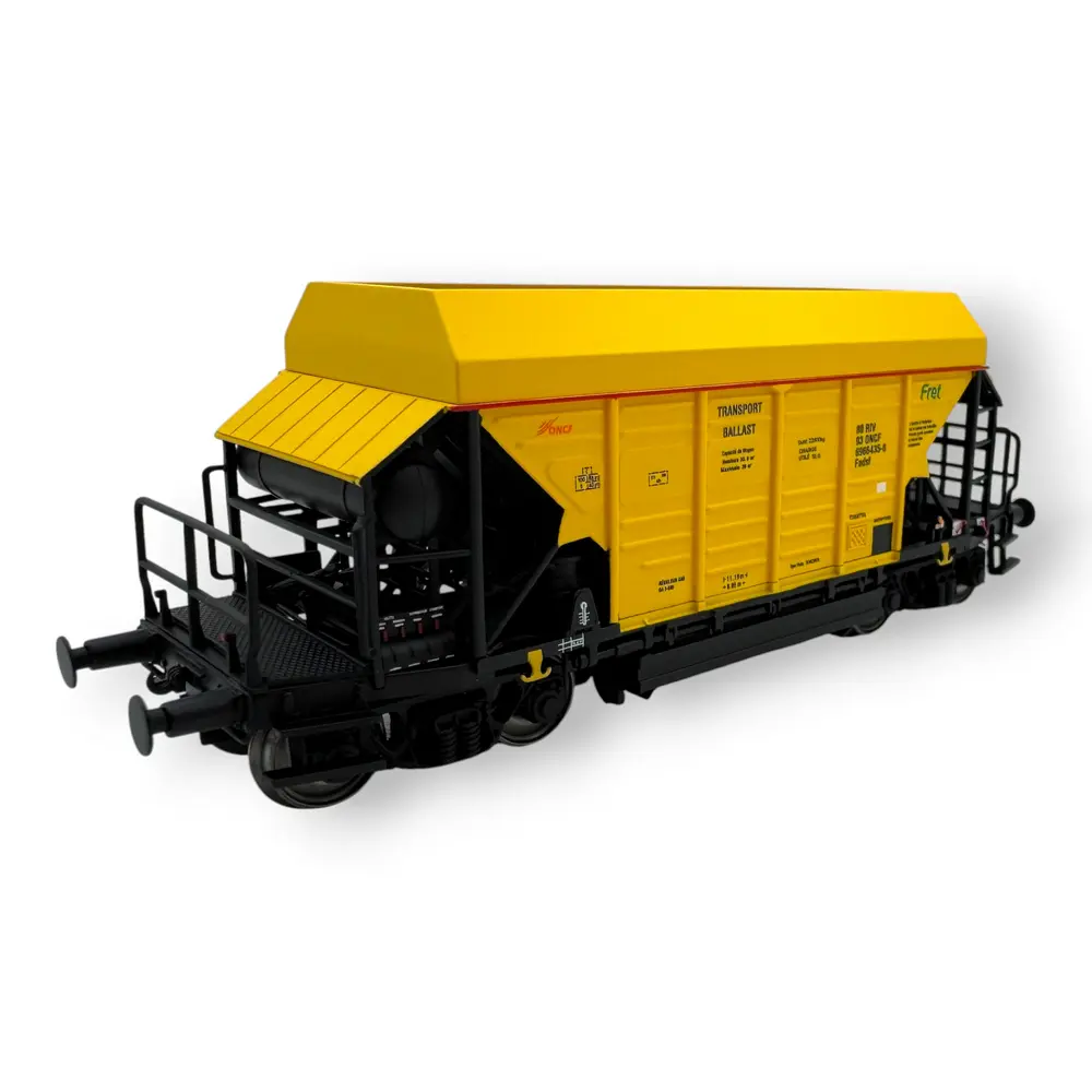 Wagon trémie Fadsf jaune - Albert Modell 696010 - HO 1/87 - ONCF - Ep VI - 2R