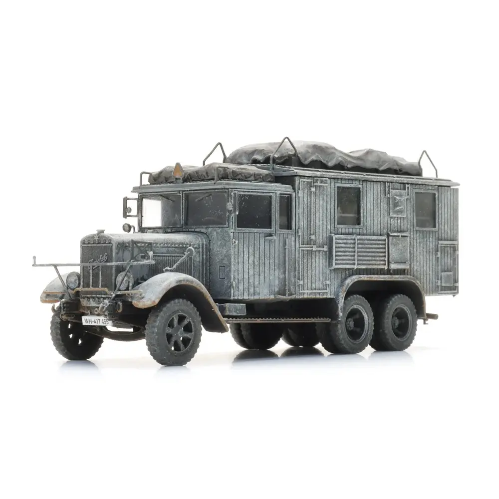 Wehrmacht Henschel 33 D1 Kfz. 72 radio hiver - ARTITEC 6870507 - HO 1/87