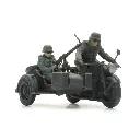 Zündapp avec side-car + 2 figurines - ARTITEC 6870749 - HO 1/87