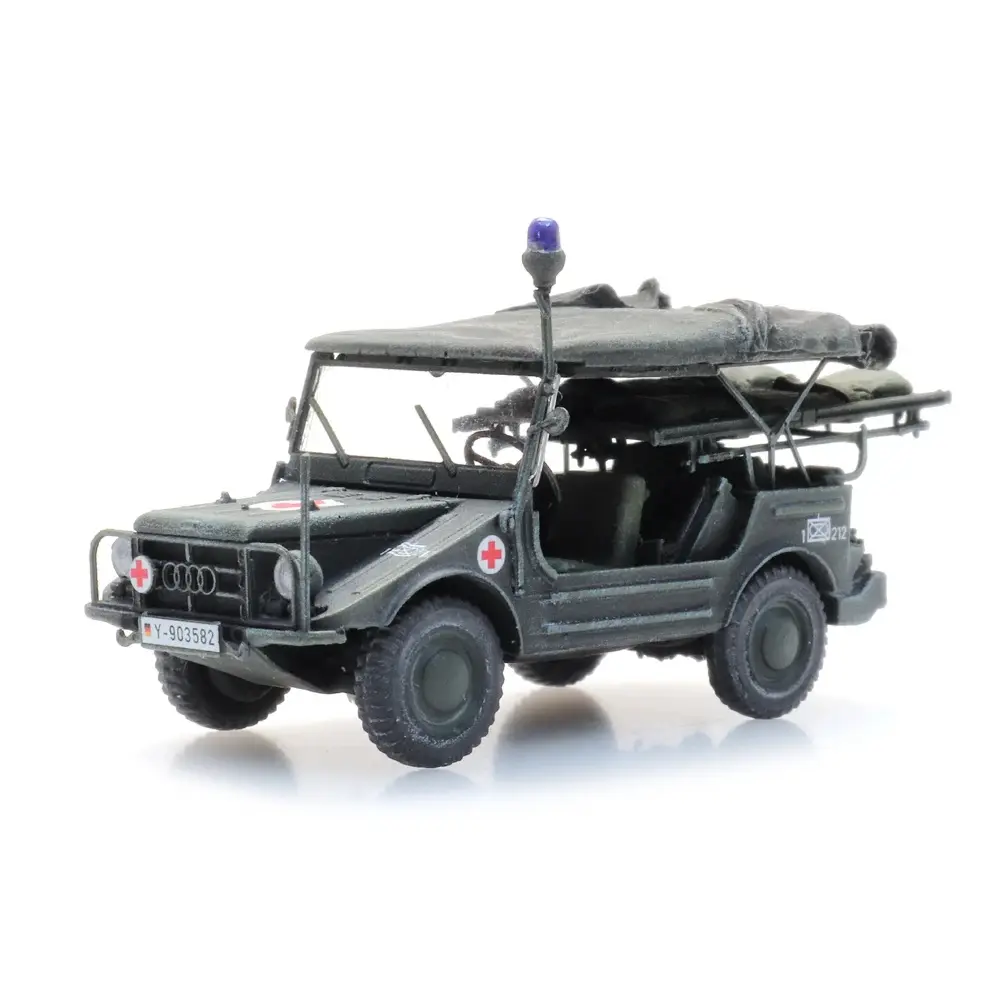 DKW Munga F91/4 Oliv Sanität - ARTITEC 6870446 - HO 1/87