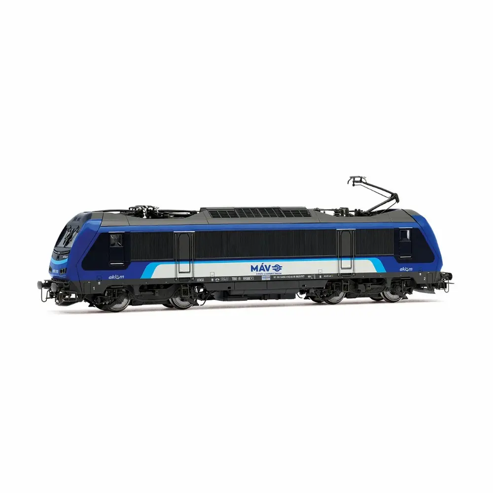 Locomotive électrique 490 010 livrée bleue - Rivarossi HR2995 - HO 1/87 - Akiem/MÁV - Ep VI - Analogique - 2R