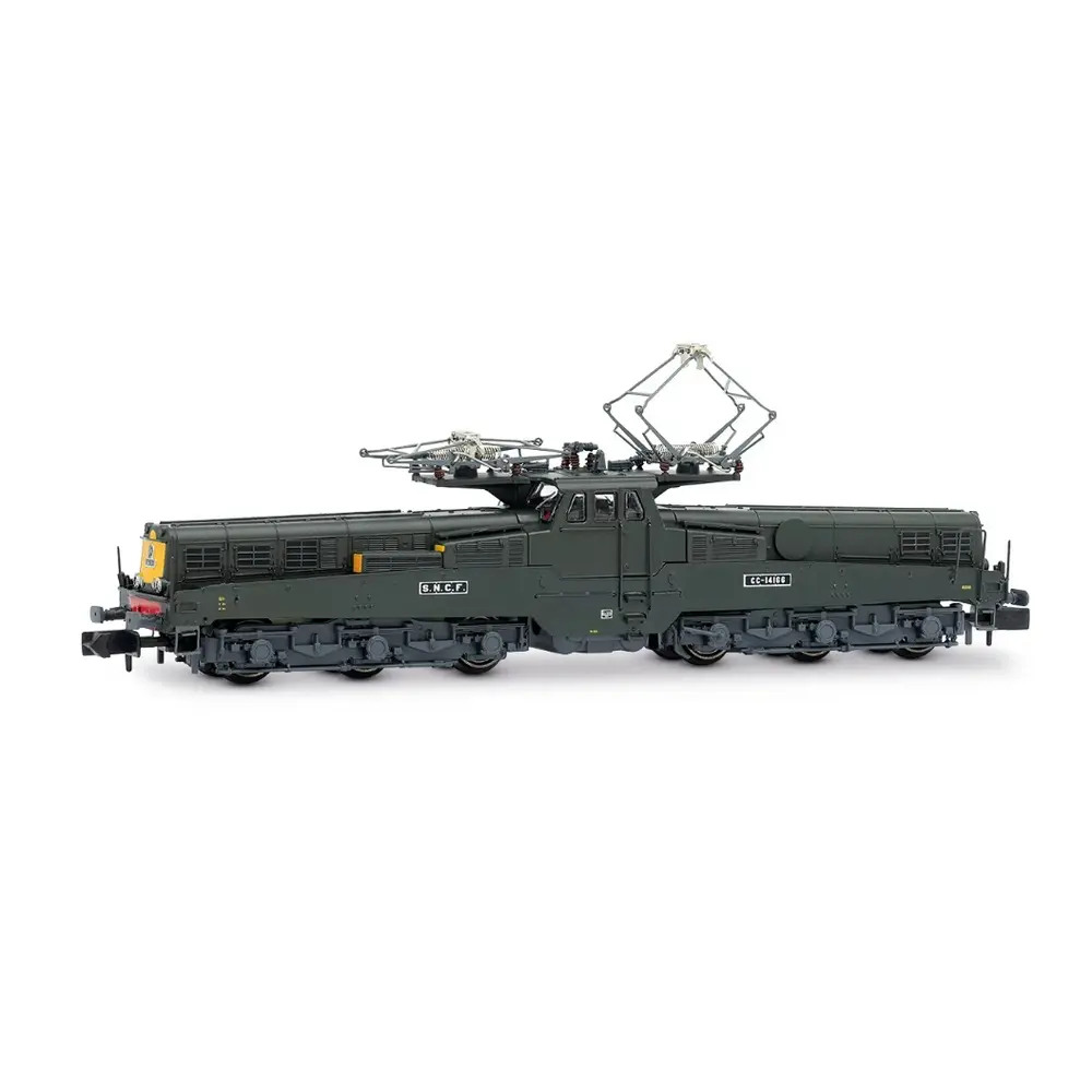 Locomotive électrique CC 14166 en livrée verte/jaune, version fin de carrière, 4 lampes modernes - Arnold HN2582S - N 1/160 - SNCF - Ep IV - Digital sound - 2R