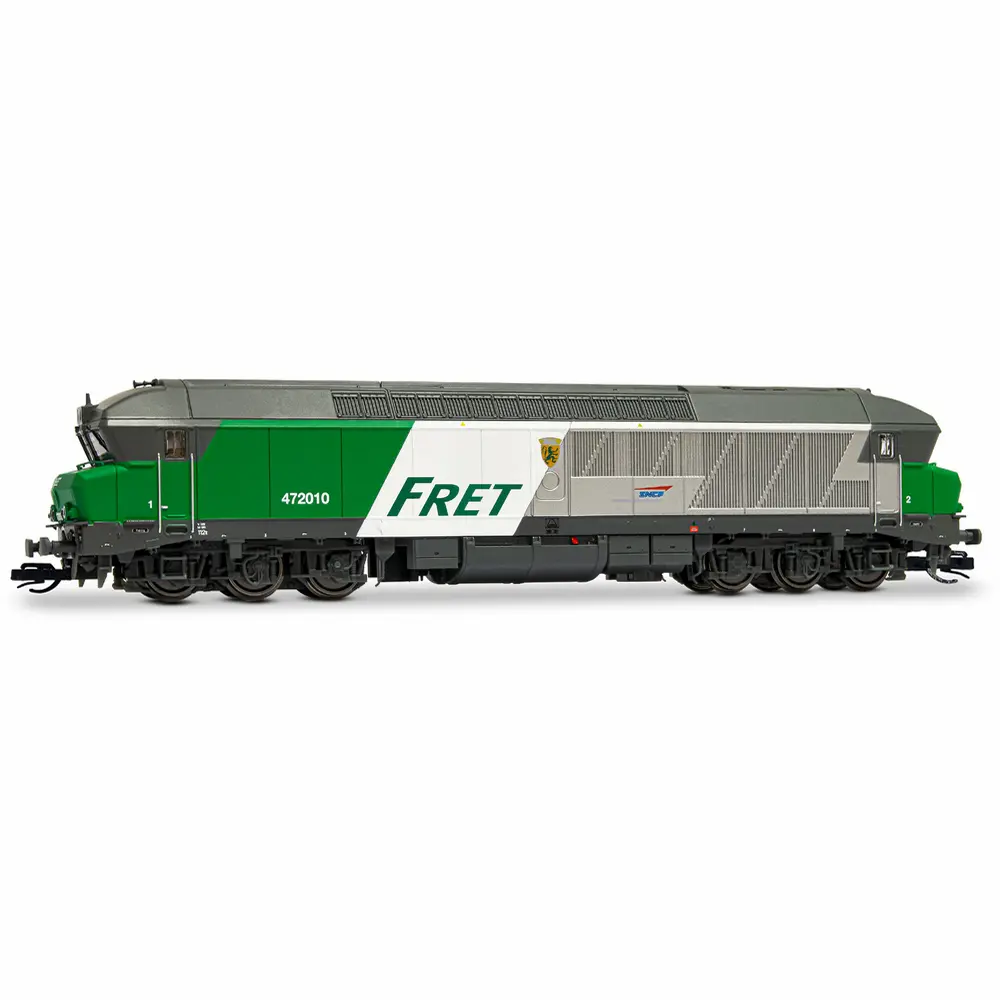 Locomotive diesel CC 72010 « FRET » - Arnold HN9088 - TT 1/120 - SNCF - Ep V - Analogique - 2R