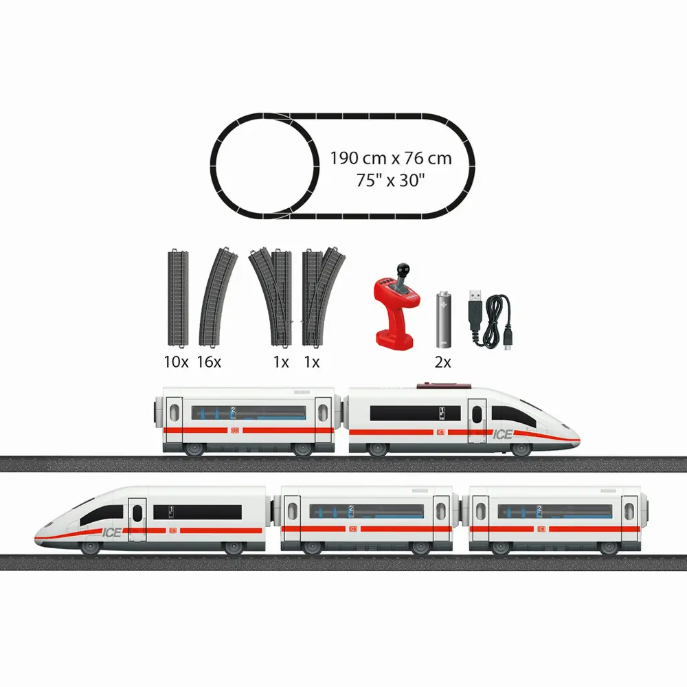 Coffret de départ "ICE 3" - Märklin My World 29420 - HO 1/87 - DB - Digital sound