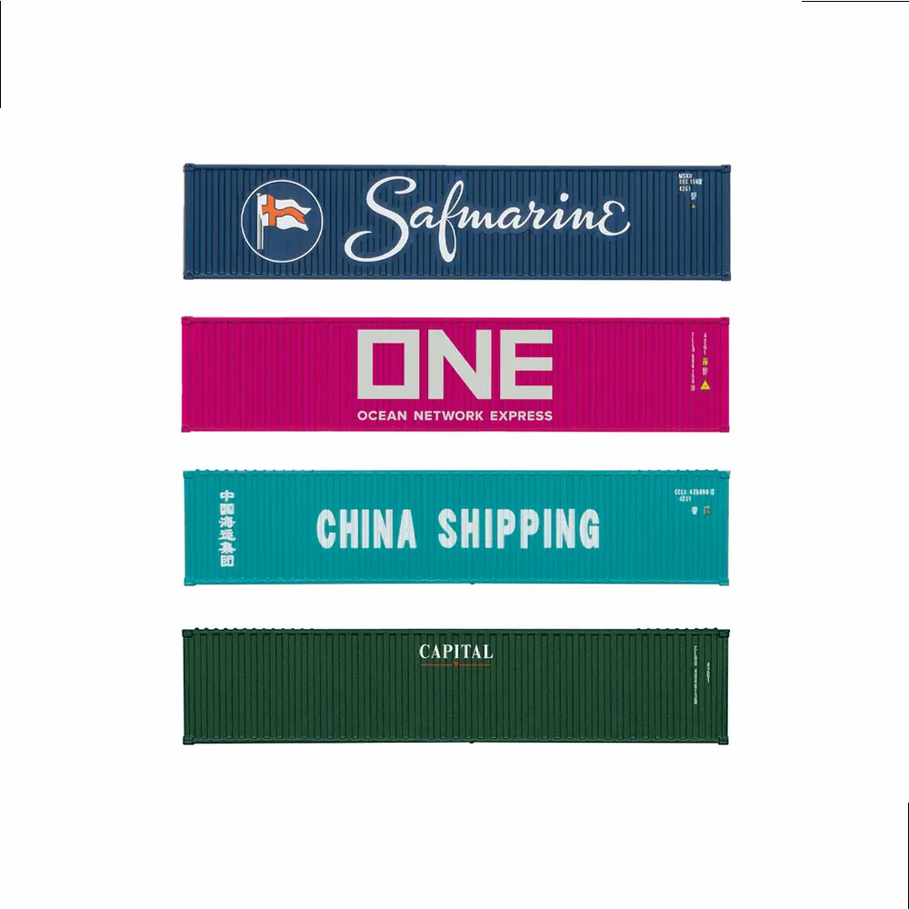 4 conteneurs de 40 pieds - Minitrix 66588 - N 1/160 - Ep VI