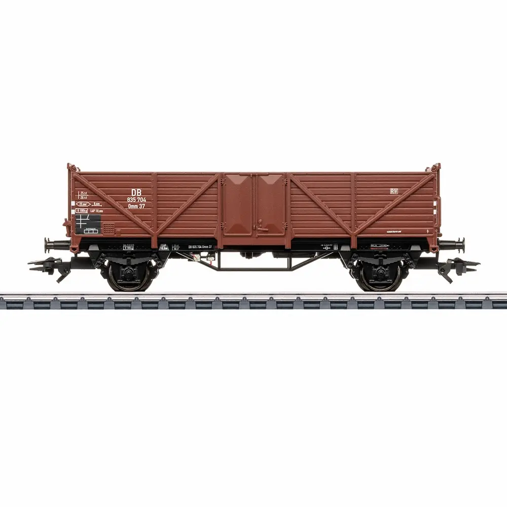 Wagon tombereau à bords hauts 0mm 37 - Märklin 46014 - HO 1/87 - DB - Ep III - 3R