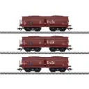 Coffret de 3 wagons à déchargement automatique Erz Id - Märklin 46221 - HO 1/87 - DB - Ep III - 3R