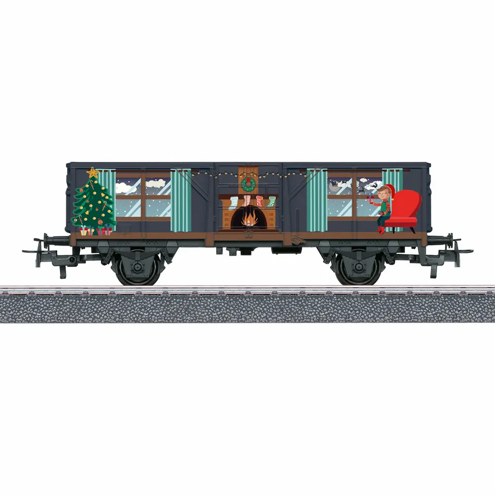 Wagon tombereau de Noël avec module lumineux - Märklin Start Up 44126 - HO 1/87