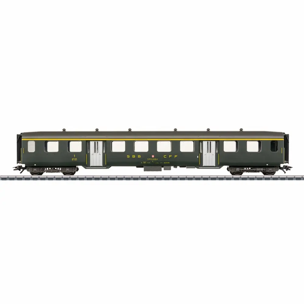 Voiture voyageurs 1re classe en acier léger - Märklin 43363 - HO 1/87 - CFF/SBB/FFS - Ep IV - 3R