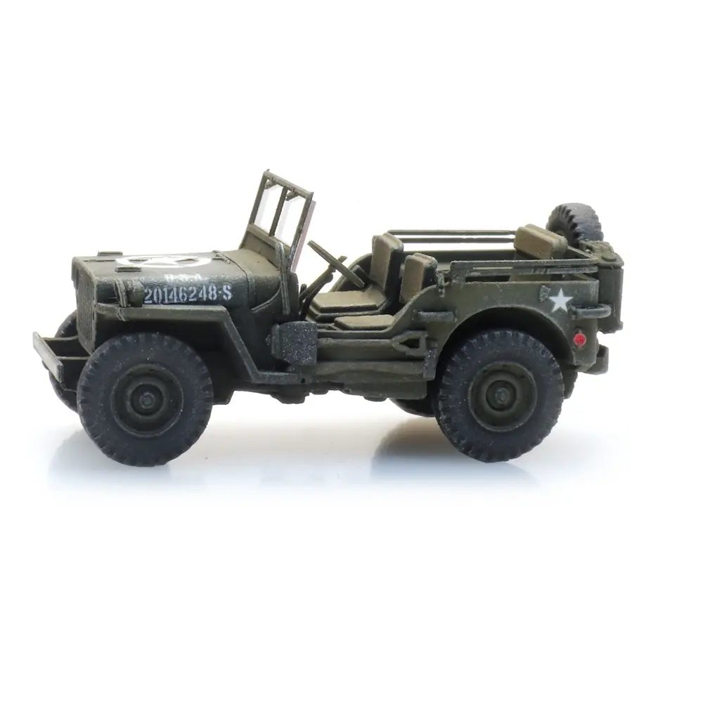 Jeep Willys américaine - ARTITEC 1870209 - HO 1/87